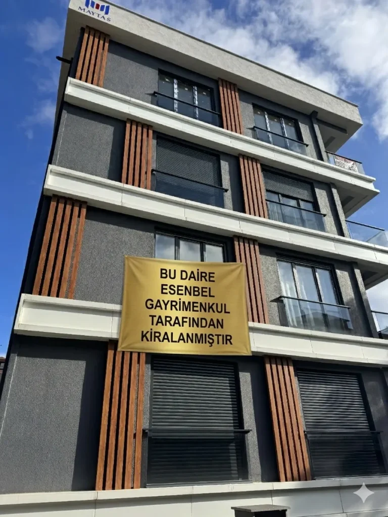 Göztepe'deki 2+1 ve 95 m² olan bu nezih apartman dairemizi kiraladık